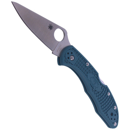Nóż Spyderco Delica 4 Blue FRN K390 Plain (C11FPK390)
