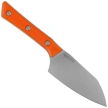Microtech Santoku Knife 4.2" Ember G10, Stonewashed M390MK (3300-10EM)