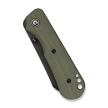 Civivi Crabby Knife OD Green G10, Black Stonewashed 14C28N by Ken Onion Jr. (C24055-1)