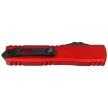 Nóż automatyczny OTF Microtech Ultratech Gen IV D/E Red Aluminium, Black M390MK by Tony Marfione (11224-1RD)