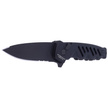 Extrema Ratio Caimano Nero Aluminum Automatic Knife, Black MIL-C N690 (04.1000.0169/BLK)