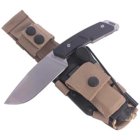 Extrema Ratio Sethlans Black G10, Stone Washed N690 by Daniele Dal Canto (04.1000.0463/SW/DW)