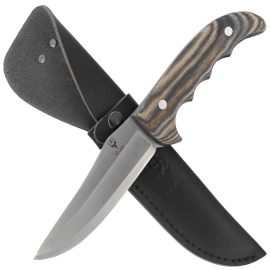 Muela Outdoor-12M Knife Evergreen Pressed Wood, Satin X50CrMoV15