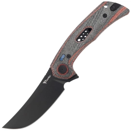 Nóż składany Reate PL-7 Red / Black Micarta, Black PVD Nitro-V (PL-7 RDBKM PVD)