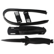 Nóż nurkowy MAC Aquatys 11 2 Black PP/TPE, Idroglider Gold Black W 1.4116 (AQT12ST-2.N)