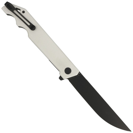 Nóż składany Kubey Knife Pylades Ivory G10, Blackwash AUS-10 (KU253D)