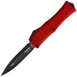 Microtech Hera II Mini D/E Red Aluminium, Black M390MK by Tony Marfione (1702M-1RD)