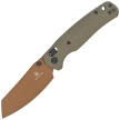 Bestechman Cicada's Wing Knife OD Green G10, Gold 10Cr15MoV (BMK06C)