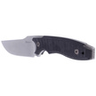 Maserin L.E.O. Black G10, Stonewashed N690 by Tommaso Rumici Knife (919/G10N)