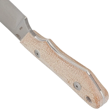 Viper Handy 2 Natural Canvas Micarta, Stonewashed M390 by Fabrizio Silvestrelli (VT 4050 CN)