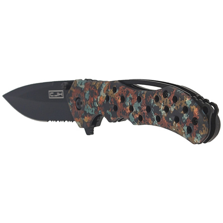 Herbertz CJH Knife Camo/Black ABS, Black Blade 420 (44009)