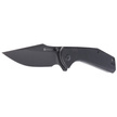Sencut Knife Actium Black G10, Black Stonewashed D2 (SA02C)