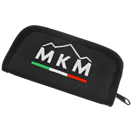 MKM Ice Knife Gray Canvas Micarta, Stonewashed MagnaCut by Tommaso Rumici & Denis Simonutti (MK IC-GC)