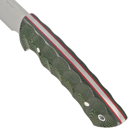 Nóż Muela Rhino-10G Green Canvas Micarta, Satin X50CrMoV15