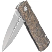 Maserin Daga Black/Gold FatCarbon, Satin Elmax by Attilio Morotti Knife (372/G)