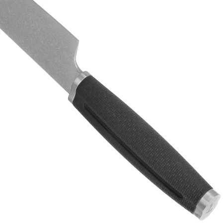 Nóż kuchenny Tokisu Santoku Black Rubber, Damascus (17477)