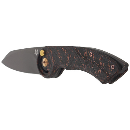 Nóż składany FOX Radius Carbon Fiber/Copper, Black PVD M390 by Denis Simonutti (FX-550 CFB)