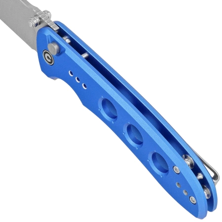 Civivi Hyperpulse Blue Aluminum Knife, Satin 14C28N (C23087A-2)