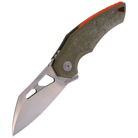 Nóż FoxEdge Atrax OD Green Micarta, Satin by Simonutti (FE-027 MOD)