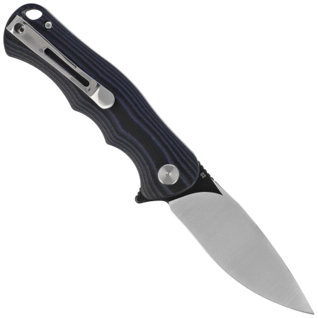 Bestech Bobcat Knife Black / Blue G10, Black Stonewashed / Satin D2 (BG22D-2)