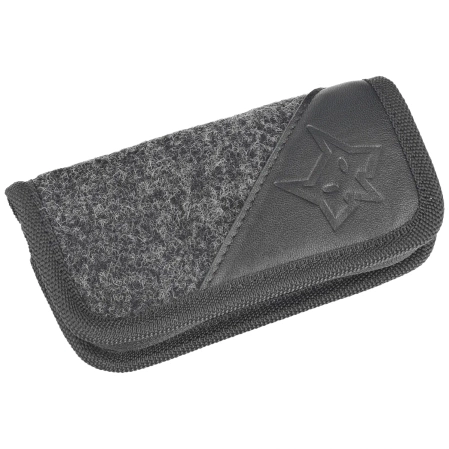 Fox Knife Eastwood Tiger Denim Micarta, Coarse Stonewashed CPM S90V by Gudy Van Poppel (FX-524 MJ)