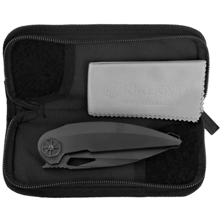 Rike Knife Tissot 2 Black DLC Titanium, Black DLC M390 (RK-Tissot 2-B)