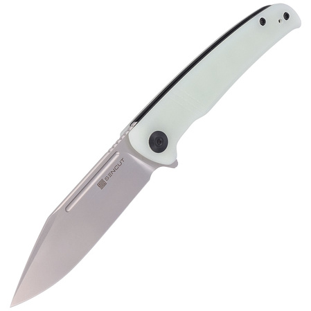 Nóż składany Sencut Brazoria Natural G10, Silver Bead Blasted D2 (SA12B)