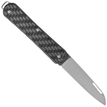 Fox Vulpis Carbon Fiber 3K, Polished M390 Pocket Knife (FX-VP130 CF)