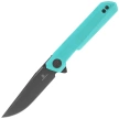 Bestechman Mini Dundee DD Knife Light Blue G10, Grey PVD D2 by Ostap Hel (BMK08E)