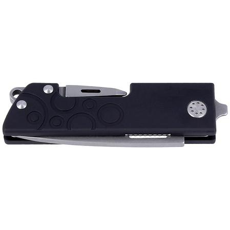 Maserin D-Dut 214 Black Aluminum, Stonewashed 440C by Bonus Knife/Multi-Tool (214/N)