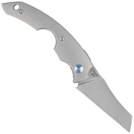 Fox Virtus Gray Titanium Folding and Cigar Knife, Satin Becut (FX-541 TI)