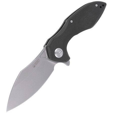 Nóż Kubey Knife Noble, Black G10, Bead Blasted D2 (KU236A)