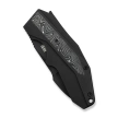 Nóż składany WeKnife Coral Black Titanium/Aluminium Foil Carbon Fiber, Black Stonewashed CPM 20CV by Gustavo T. Cecchini (WE24044-1)