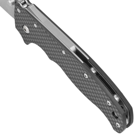 Nóż składany Demko AD20.5 Shark Foot Carbon Fiber, Stonewashed D2 by Andrew Demko (205-D2-CFSF)