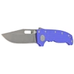 Demko AD20.5 Clip Point Knife Blue #2 G10, Stonewashed CPM 20CV by Andrew Demko (205-20CV-BLG10-CP)