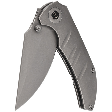 Nóż składany WE Knife Riff-Raff Gray Titanium, Gray Stonewashed CPM 20CV by Matthew Christensen (WE22020B-3)