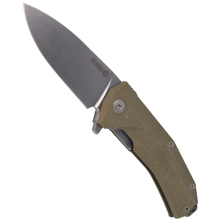LionSteel KUR Green G10, Stonewashed Sleipner by Molletta (KUR GR)