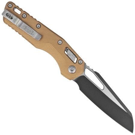 Nóż składany Microtech MSI S/E Fluted Brown Aluminium, Black M390MK by Tony Marfione (210-1FLBN)