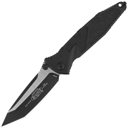 Nóż składany Microtech Socom Elite T/E-M Black Aluminium, Tactical M390MK by Tony Marfione (161-1T)