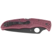 Spyderco Endura 4 Sprint Run Burgundy FRN, TiCN Micro-Melt PD#1 by Sal Glesser (C10BGBKP)