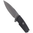 Nóż Extrema Ratio Shrapnel OG Black Forprene, Stone Washed N690 (04.1000.0160/SW)