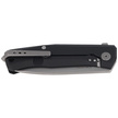 LionSteel Myto Knife Black Aluminum, Stonewashed M390 by Molletta (MT01A BS)