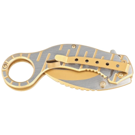 Nóż składany CJH Herbertz Karambit Einhandmesser Gold AISI 420 (ART000140 - 583612)