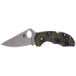 Spyderco Delica 4 FRN Zome Green, Plain VG-10 (C11ZFPGR)