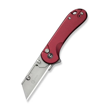 Nóż składany Civivi Elementum Utility Burgundy Aluminium, Stonewashed 6Cr13 (C23039B-5)