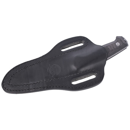 Viper Knife Borr Black Canvas Micarta, Stone Washed by Jesper Voxnæs (VT4008SWCB)