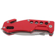 Nóż ratowniczy BlackFox Aluminium Red Rescue Folder (BF-117)