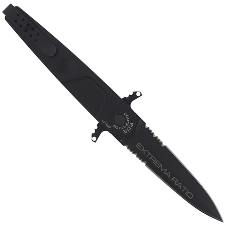 Extrema Ratio BD2 Contractor Black Aluminum Knife, Black MIL-C N690 (04.1000.0229/BLK)