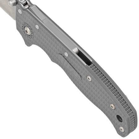 Demko AD20.5 Shark Foot Knife Grey Grivory, Stonewashed AUS10A by Andrew Demko (205-10A-SFGRY)