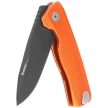 Nóż składany LionSteel ROK Orange Aluminium, Black M390 by Molletta (ROK A OB)